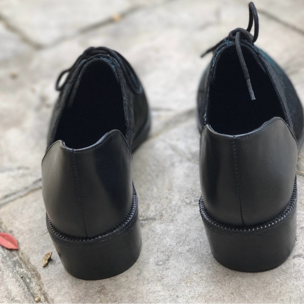 Matisse x Free People x Anthropologie ~ Moody Colored Cowhide Oxford Shoes *NWOT - Picture 3 of 8